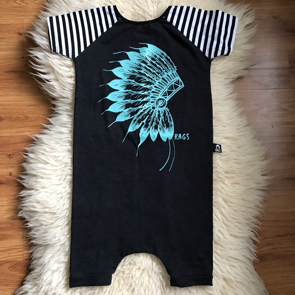 COPY - Rags to Raches Romper - like new